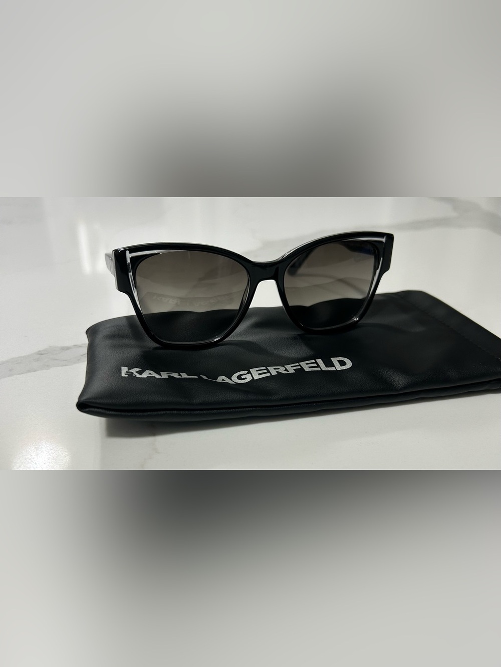 Karl Lagerfeld Sunglasses with Gradient Lenses